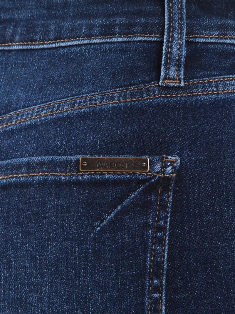 JEANS MUJER WADO'S RECTO TIRO ALTO PRETINA BÁSICA 1 BOTÓN - 7