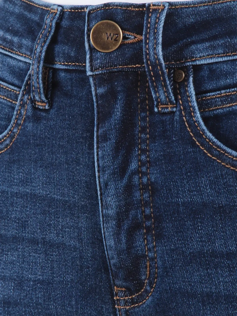 JEANS MUJER WADO'S RECTO TIRO ALTO PRETINA BÁSICA 1 BOTÓN - 9