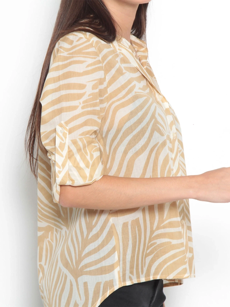 BLUSA MUJER WADOS MANGA LARGA ESTAMPADA - 4