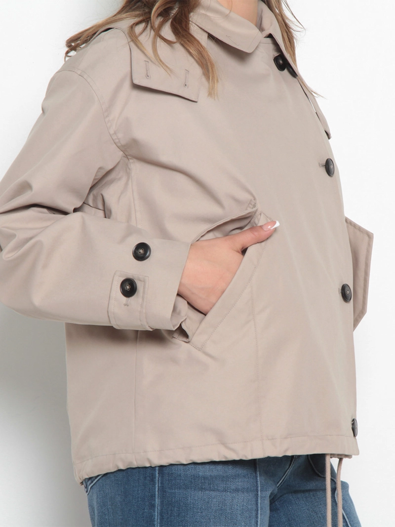 CHAQUETA MUJER WADO'S MANGA LARGA CRUZADA  CON BOLSILLOS - 5