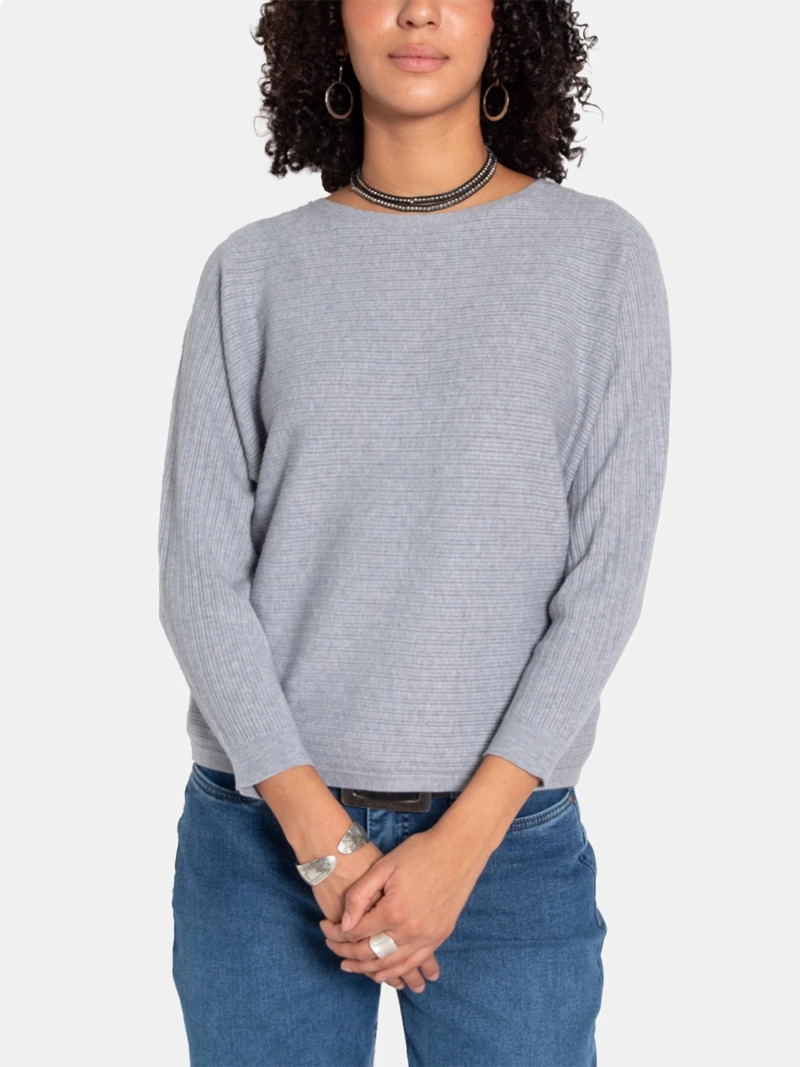 SWEATER MUJER WADO'S MANGA 3/4 ESCOTE REDONDO - 3