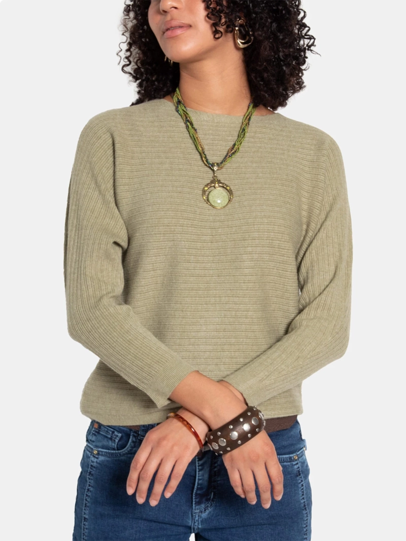 SWEATER MUJER WADO'S MANGA 3/4 ESCOTE REDONDO - 3