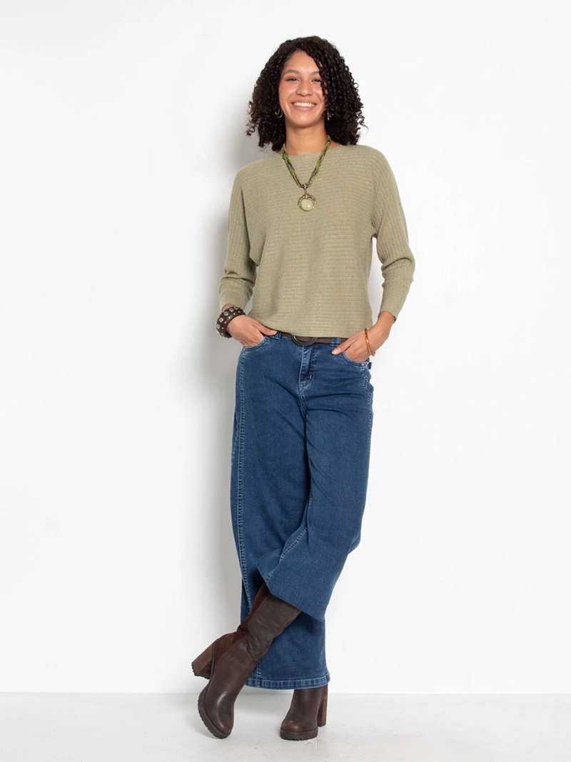 SWEATER MUJER WADO'S MANGA 3/4 ESCOTE REDONDO - 6