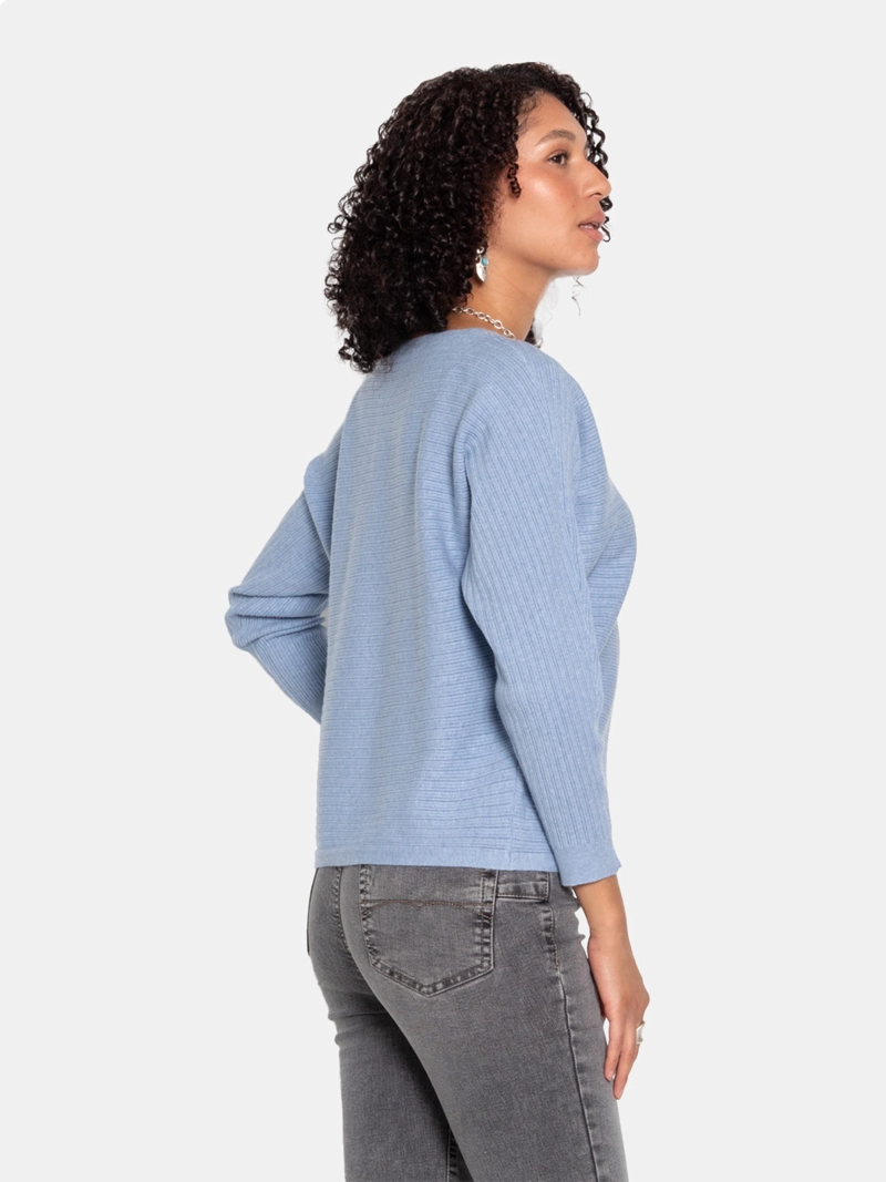 SWEATER MUJER WADO'S MANGA 3/4 ESCOTE REDONDO - 2