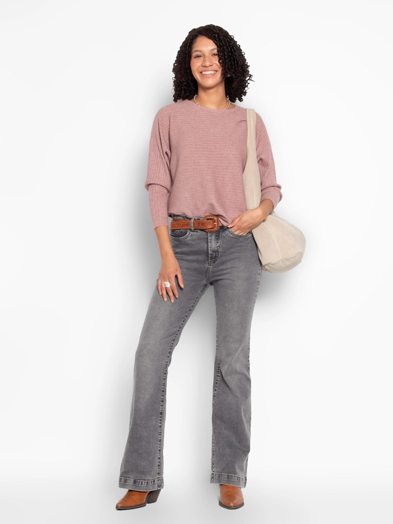 SWEATER MUJER WADO'S MANGA 3/4 ESCOTE REDONDO - 5