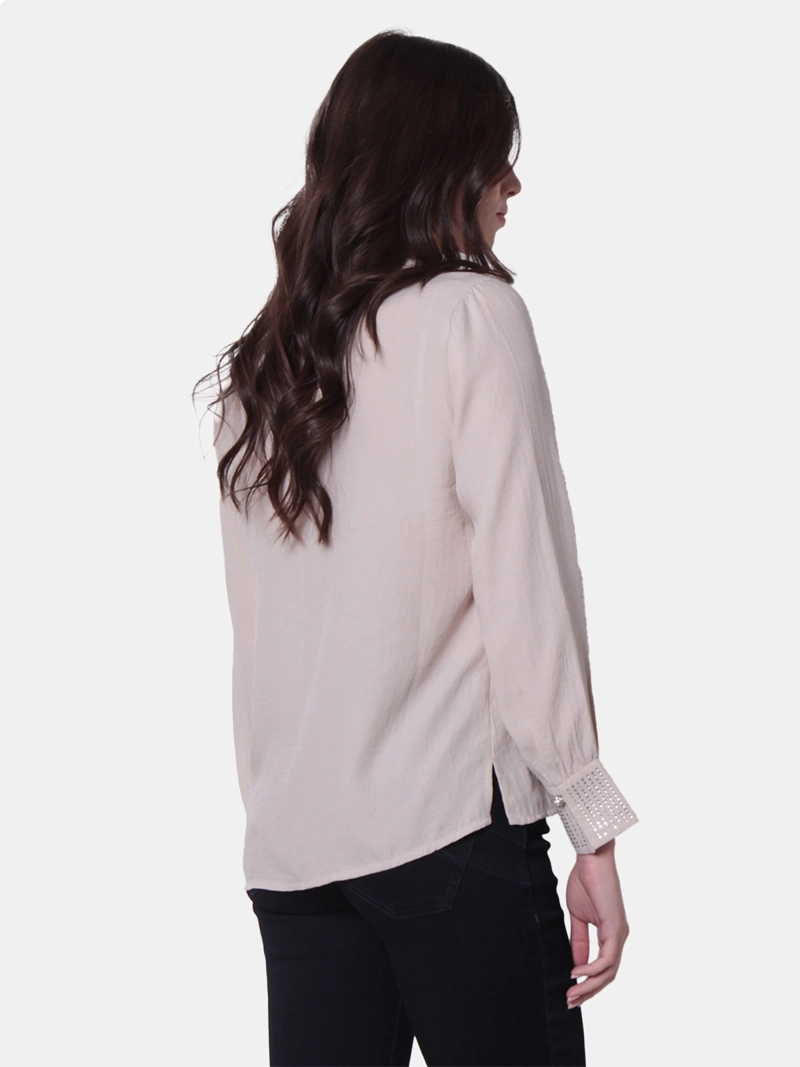 BLUSA MUJER WADO'S MANGA LARGA ABOTONADA - 2