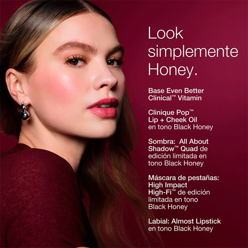 PALETA DE SOMBRAS CLINIQUE ALL ABOUT SHADOW QUAD IN BLACK HONEY EDICIÓN LIMITADA - 6
