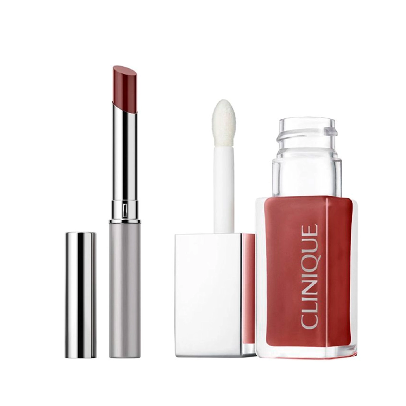 SET LABIAL CLINIQUE PRETTY IN NUDE 7ML - 1