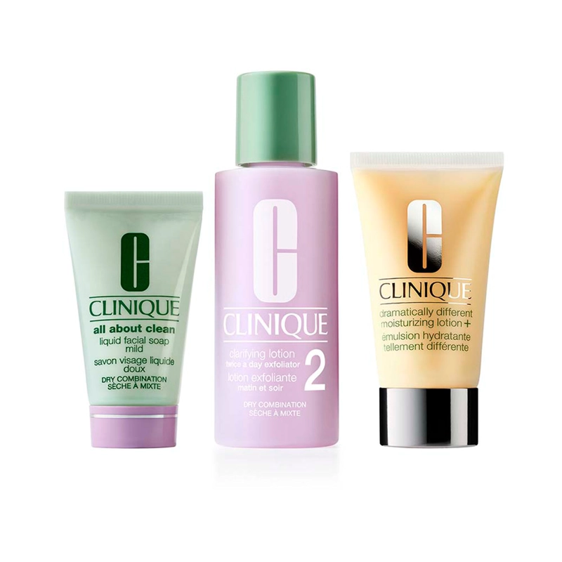 MINI SET SKIN CARE CLINIQUE 3 STEP 60ML+30ML+50ML - 1