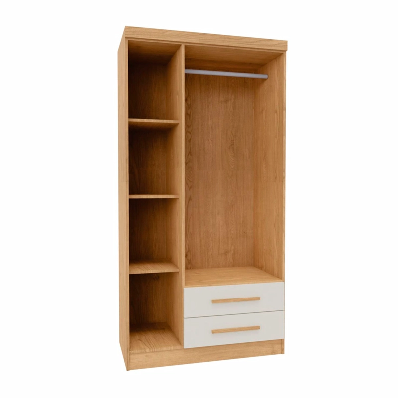 CLOSET YARDAS LETICIA 3 PUERTAS 2 CAJONES BEIGE - 4