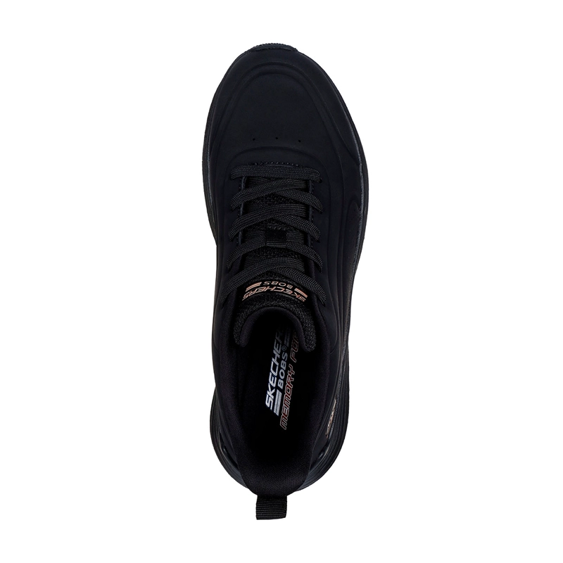 ZAPATILLAS MUJER SKECHERS CASUAL NEGRO BOBS SPORT SQUAD WAVES - 4