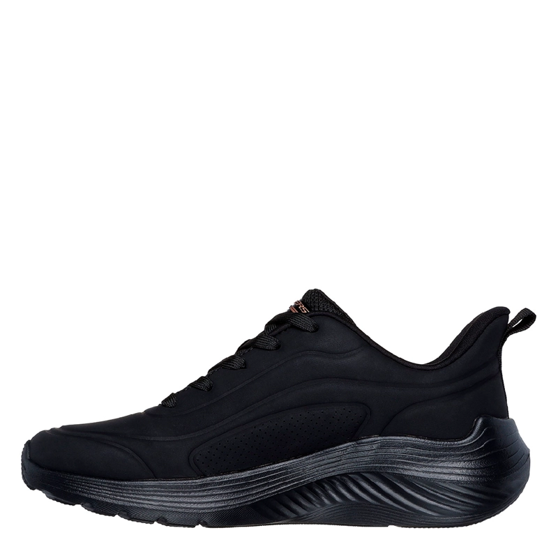 ZAPATILLAS MUJER SKECHERS CASUAL NEGRO BOBS SPORT SQUAD WAVES - 3
