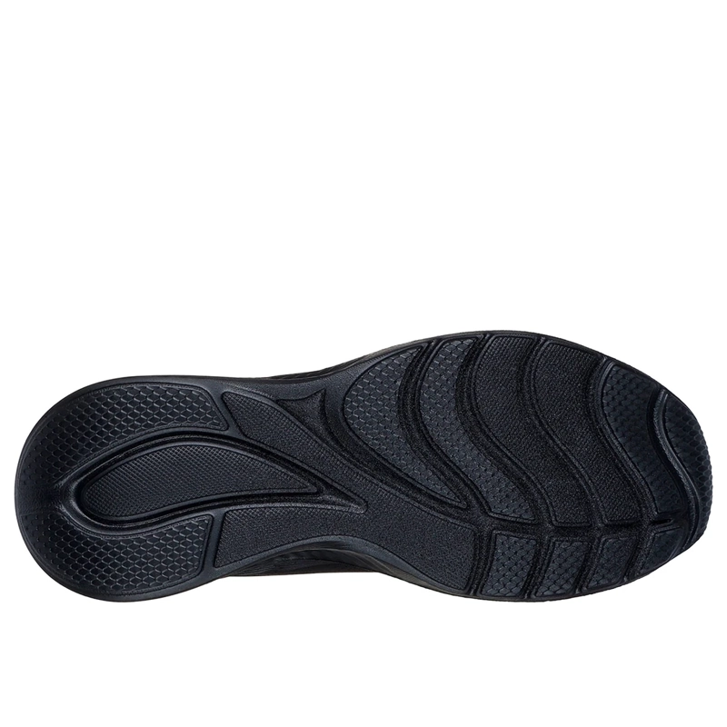ZAPATILLAS MUJER SKECHERS CASUAL NEGRO BOBS SPORT SQUAD WAVES - 5