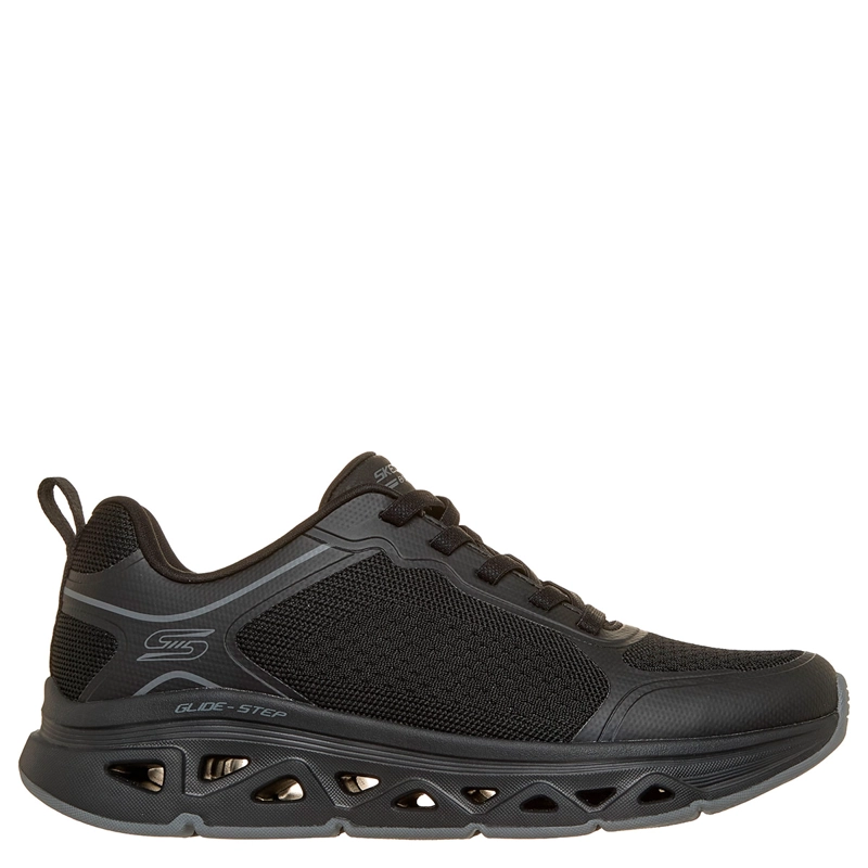 ZAPATILLAS MUJER SKECHERS DEPORTIVAS NEGRO BOBS SPORT ARC WAVES REMIX