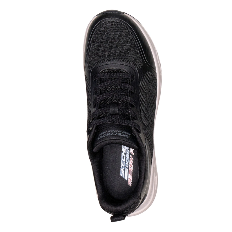 ZAPATILLAS MUJER SKECHERS DEPORTIVAS NEGRO BOBS SPORT ARC WAVES REMIX - 5
