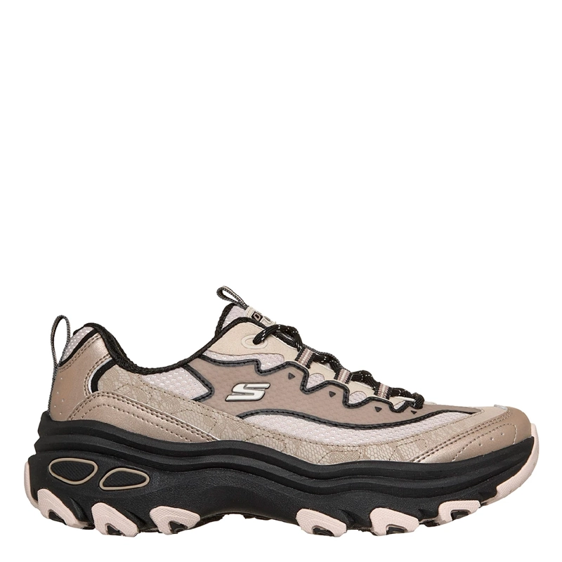 ZAPATILLAS MUJER SKECHERS CASUAL TAUPE D'LITE MAX - 1