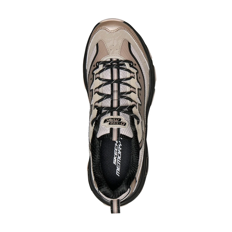 ZAPATILLAS MUJER SKECHERS CASUAL TAUPE D'LITE MAX - 5