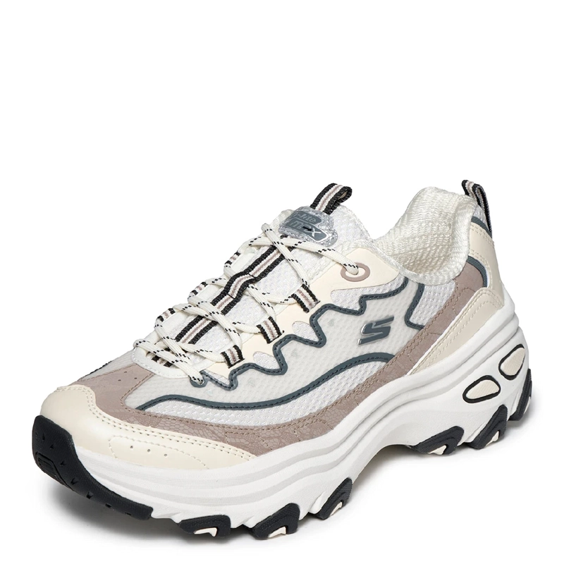 ZAPATILLAS MUJER SKECHERS CASUAL BLANCO D'LITE MAX - 2