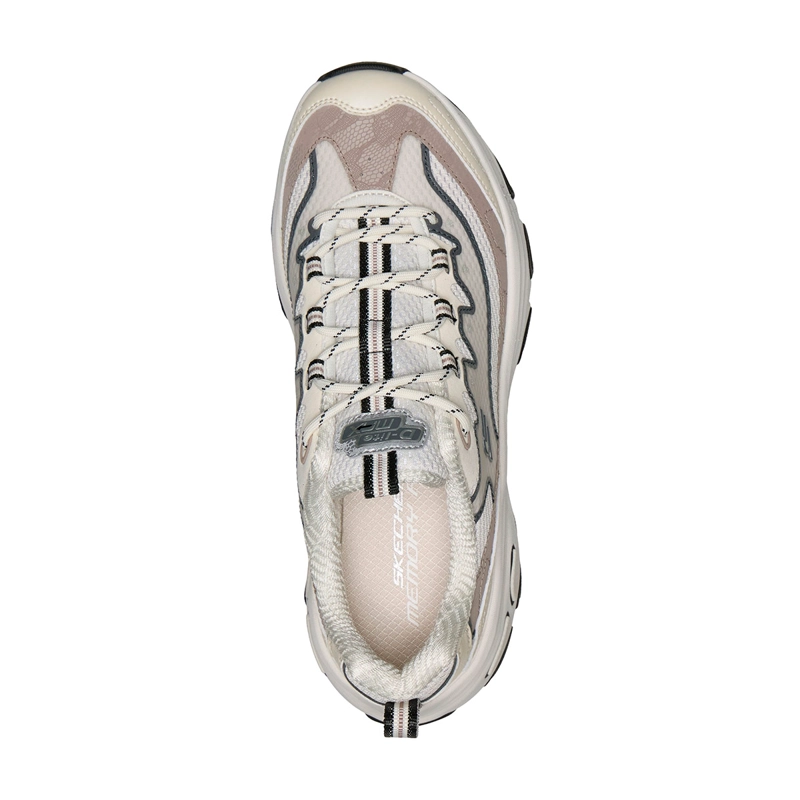 ZAPATILLAS MUJER SKECHERS CASUAL BLANCO D'LITE MAX - 5