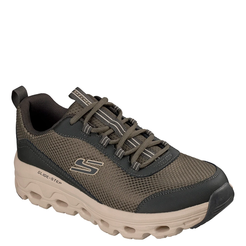 ZAPATILLAS HOMBRE SKECHERS CASUAL OLIVA GLIDE-STEP SOLE - 2