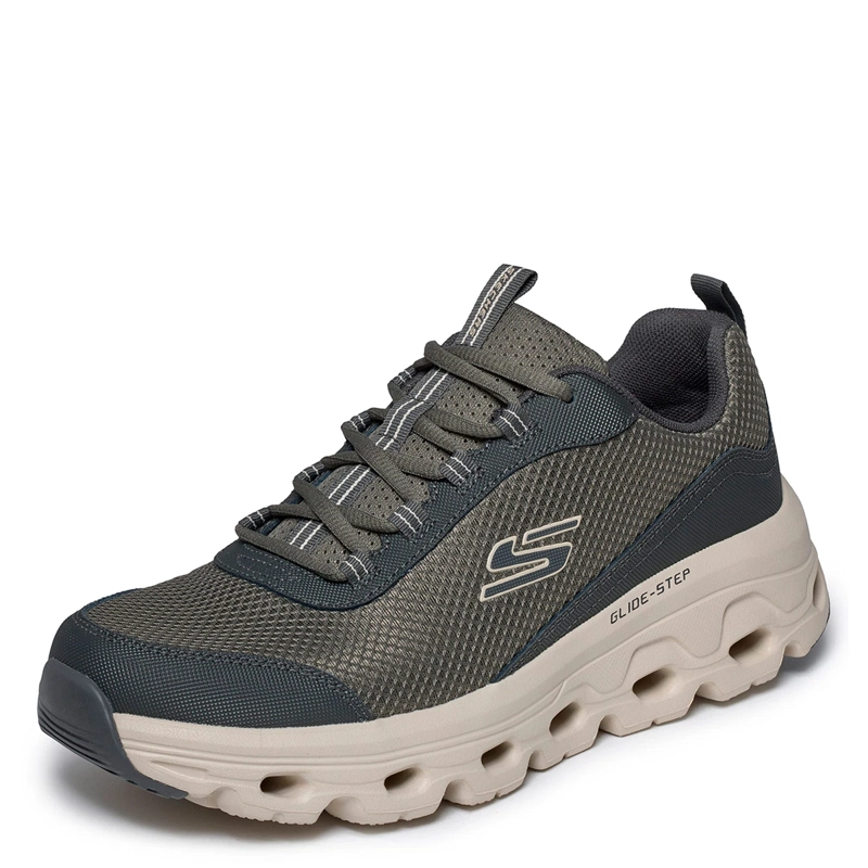 ZAPATILLAS HOMBRE SKECHERS CASUAL OLIVA GLIDE-STEP SOLE - 3