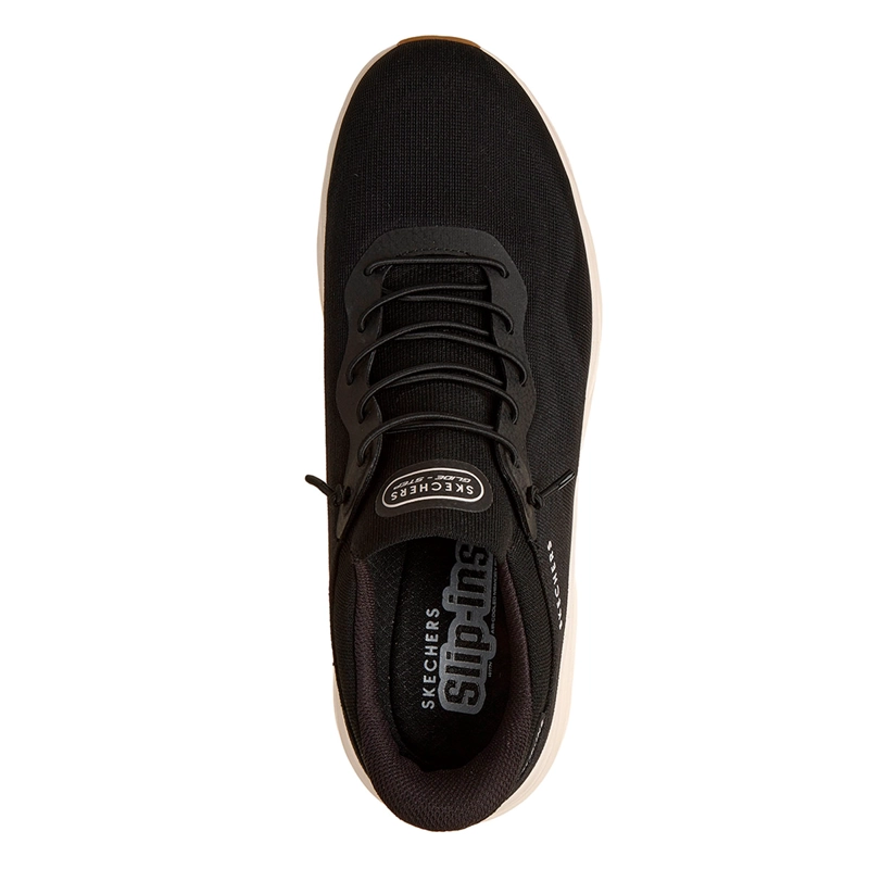 ZAPATILLAS HOMBRE SKECHERS DEPORTIVAS NEGRO SLIP-INS UNO GLIDE-STEP - 5