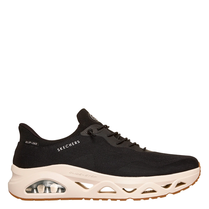 ZAPATILLAS HOMBRE SKECHERS DEPORTIVAS NEGRO SLIP-INS UNO GLIDE-STEP - 1