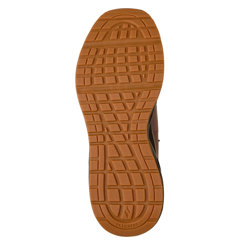 ZAPATILLAS HOMBRE SKECHERS DEPORTIVAS CAFÉ SLIP-INS UNO GLIDE-STEP - 6