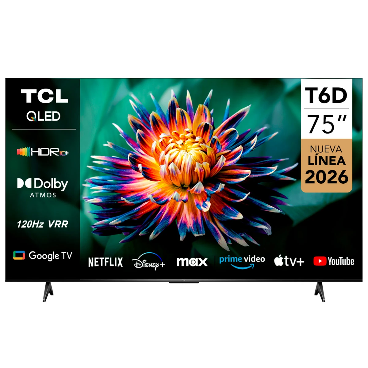 SMART TV TCL QLED 4K UHD 75” T6D - 2