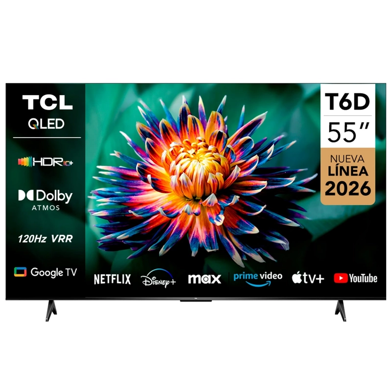 SMART TV TCL QLED 4K UHD 55” T6D - 2