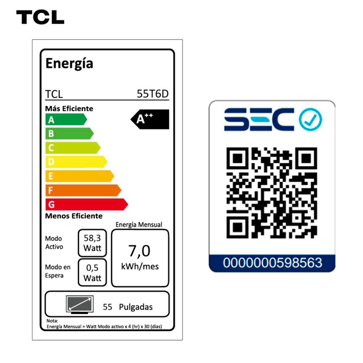SMART TV TCL QLED 4K UHD 55” T6D - 13