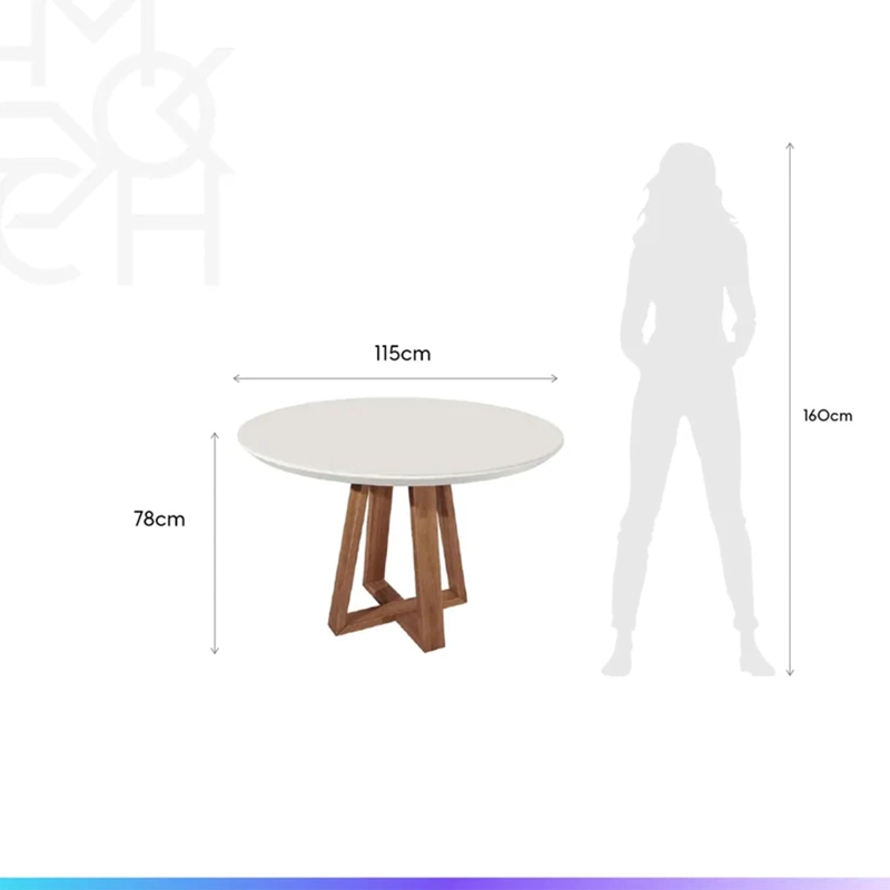 JUEGO DE COMEDOR DECOCASA BENNET 4 SILLAS DROP BEIGE - 6