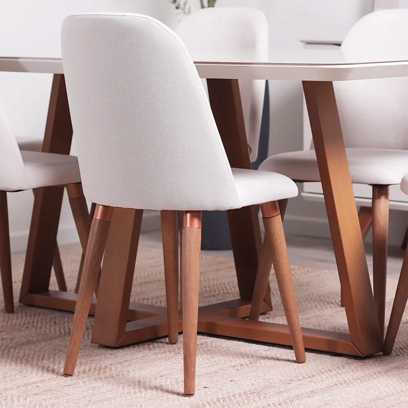 JUEGO DE COMEDOR DECOCASA BENNET 4 SILLAS DROP BEIGE - 2