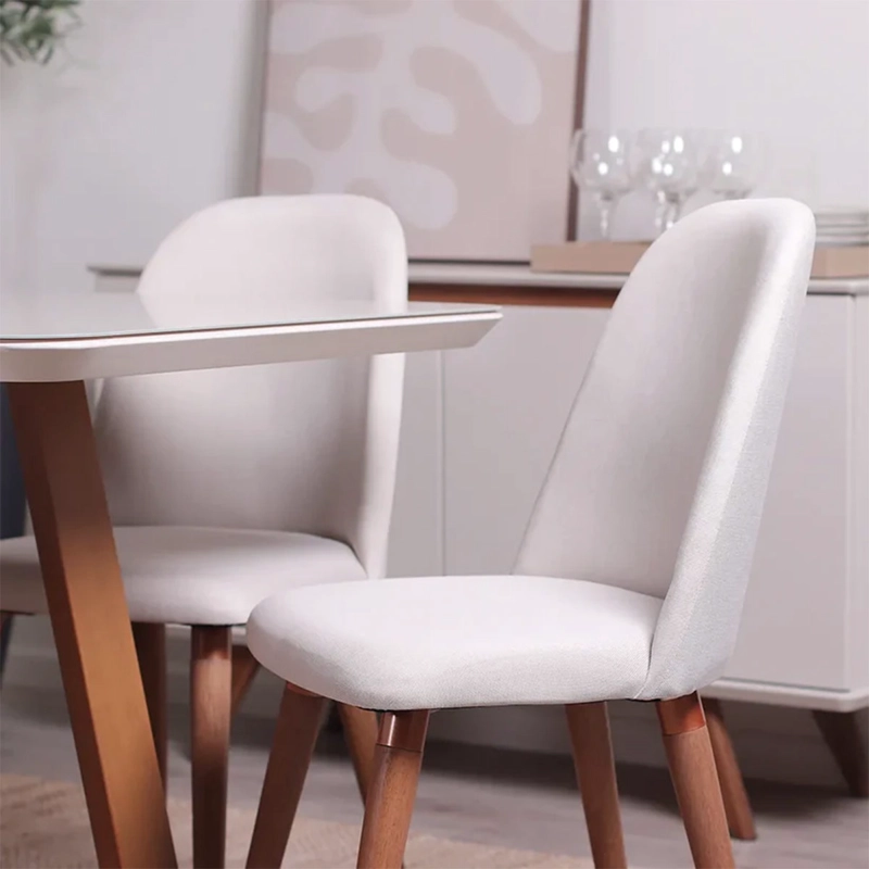 JUEGO DE COMEDOR DECOCASA BENNET 4 SILLAS DROP BEIGE - 3