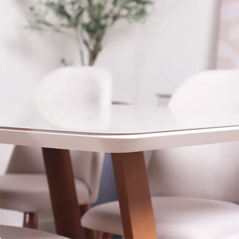 JUEGO DE COMEDOR DECOCASA BENNET 4 SILLAS DROP BEIGE - 5