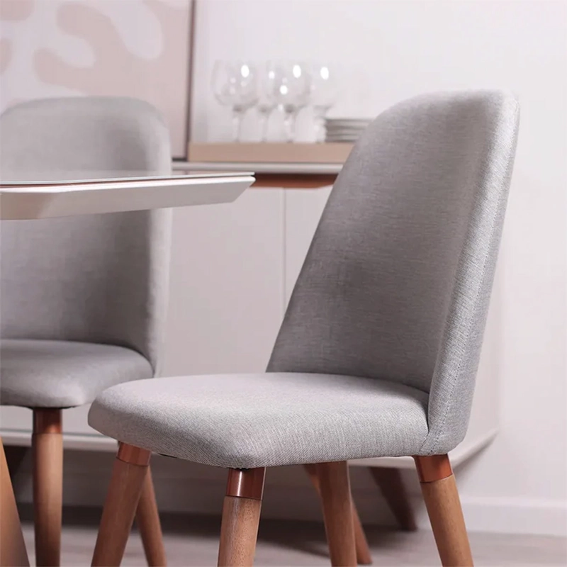 JUEGO DE COMEDOR DECOCASA BENNET 6 SILLAS DROP GRIS - 3