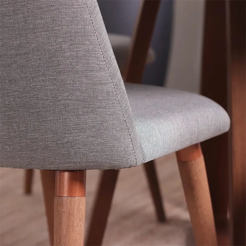 JUEGO DE COMEDOR DECOCASA BENNET 6 SILLAS DROP GRIS - 4