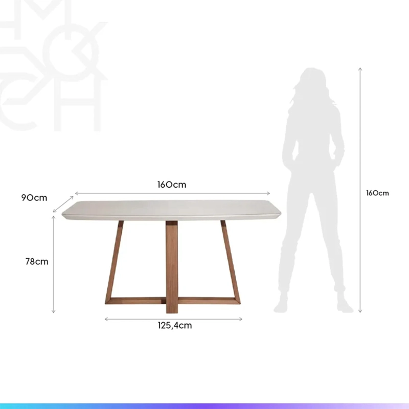 JUEGO DE COMEDOR DECOCASA BENNET 6 SILLAS DROP GRIS - 7