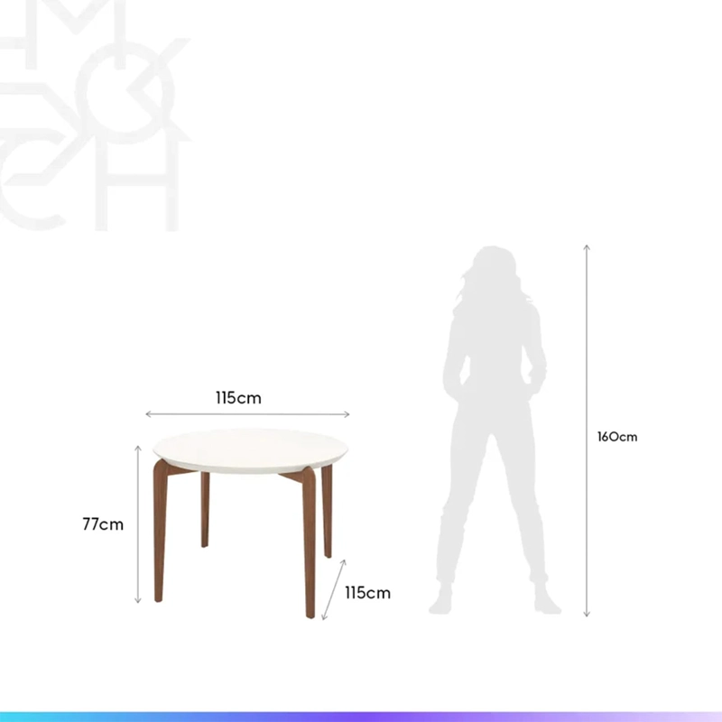 JUEGO DE COMEDOR DECOCASA DONATELLA 4 SILLAS ELLA GRIS - 4