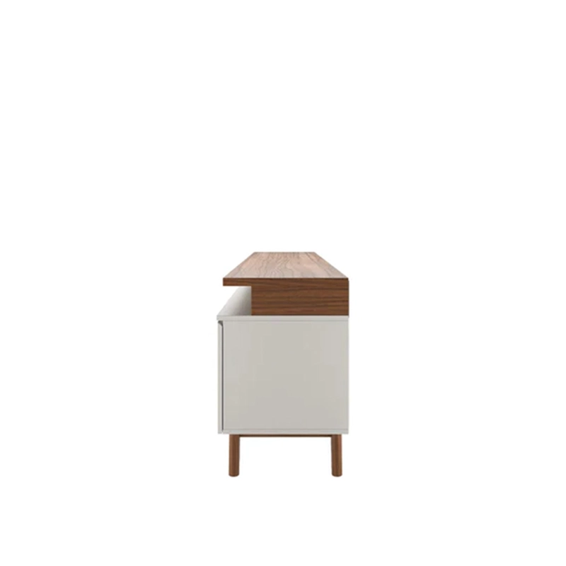 RACK DECOCASA FLYNT SYTILO 1.8 3 PUERTAS + PANEL OSLO BLANCO - 8