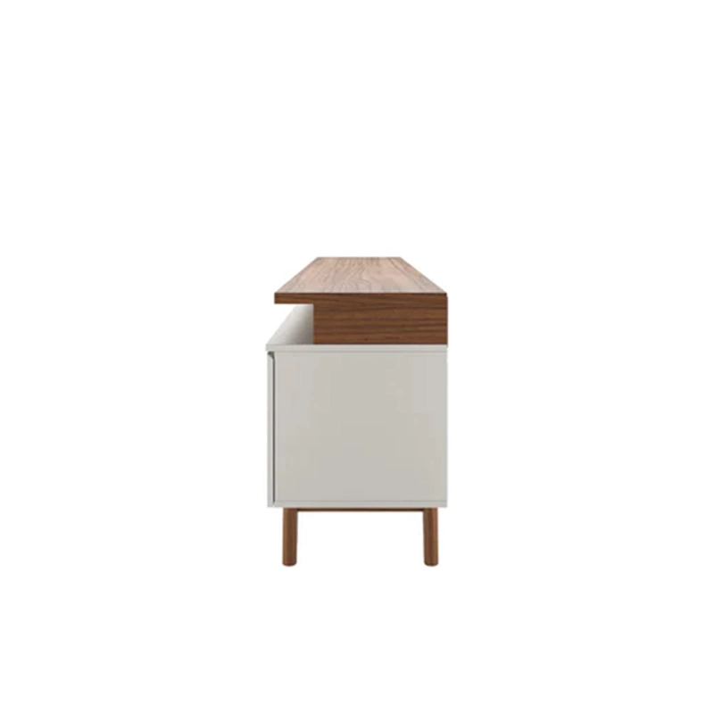 RACK DECOCASA FLYNT SYTILO 2.2 3 PUERTAS + PANEL OSLO BLANCO - 8