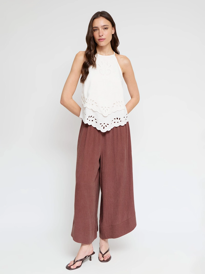BLUSA MUJER MARQUIS DOBLE CAPA BRODERIE - 4