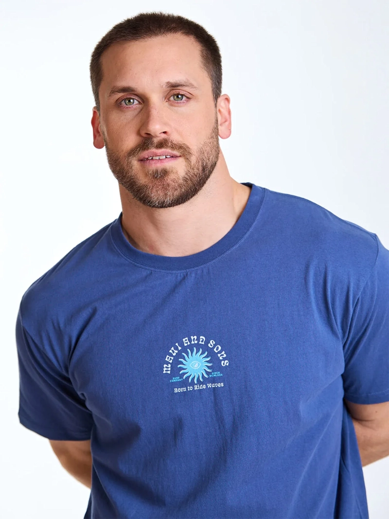 POLERA HOMBRE MAUI & SONS ALGODÓN MANGA CORTA - 4