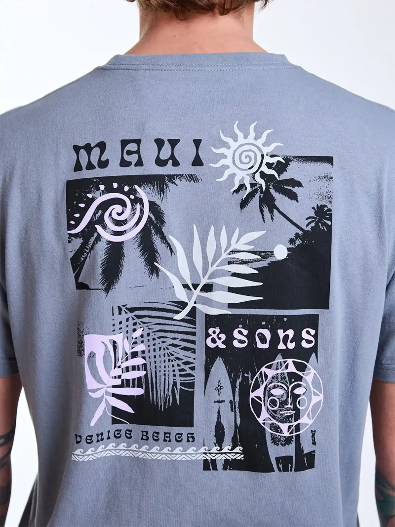 POLERA HOMBRE MAUI & SONS ALGODÓN MANGA CORTA - 6