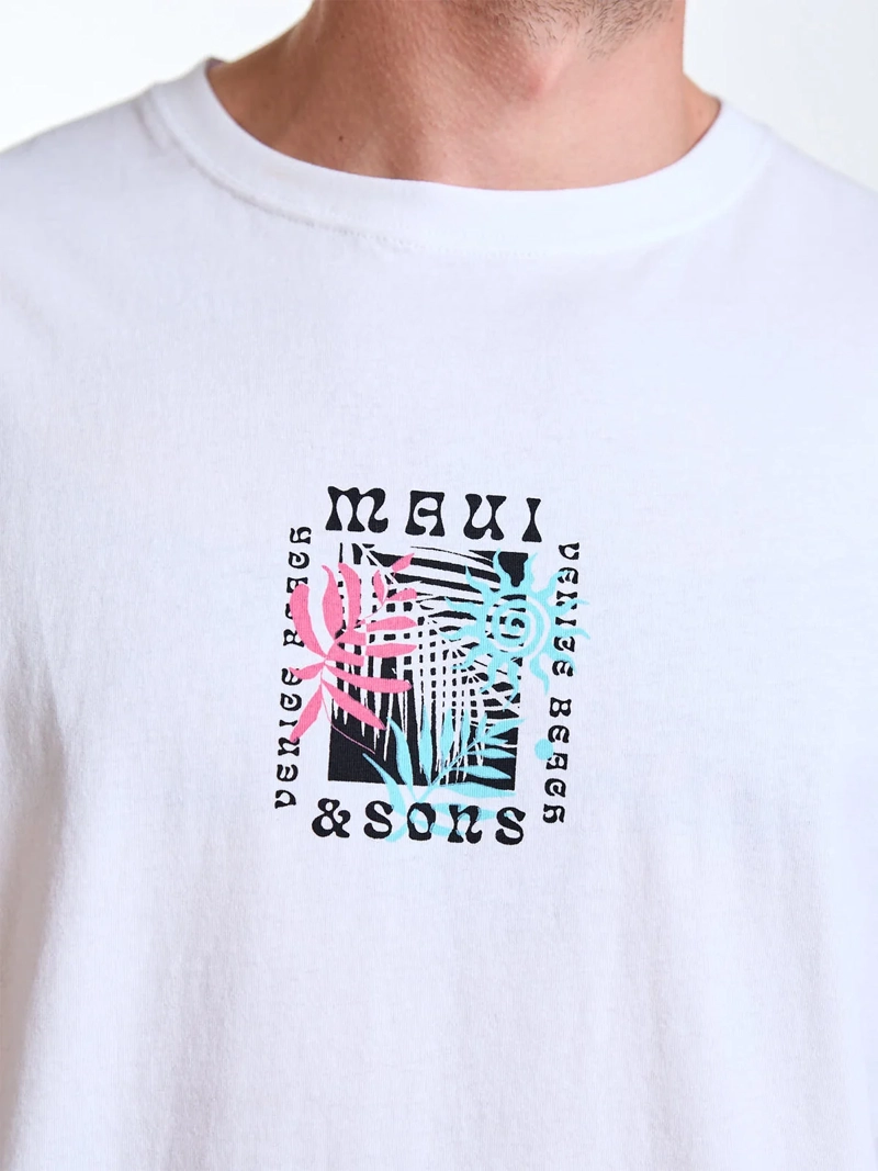 POLERA HOMBRE MAUI & SONS ALGODÓN MANGA CORTA - 5