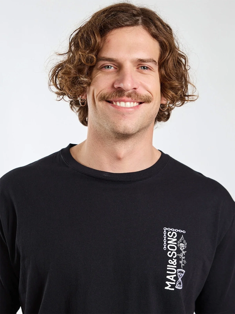 POLERA HOMBRE MAUI & SONS ALGODÓN MANGA CORTA - 4