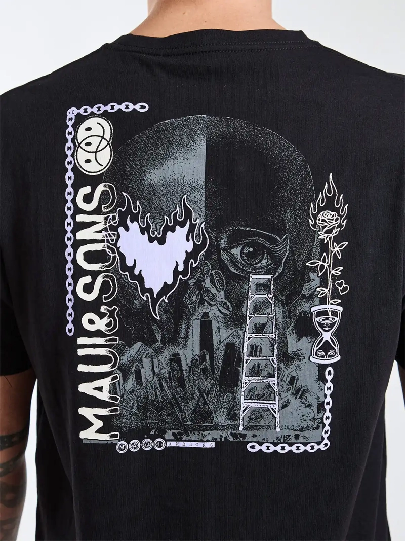 POLERA HOMBRE MAUI & SONS ALGODÓN MANGA CORTA - 6