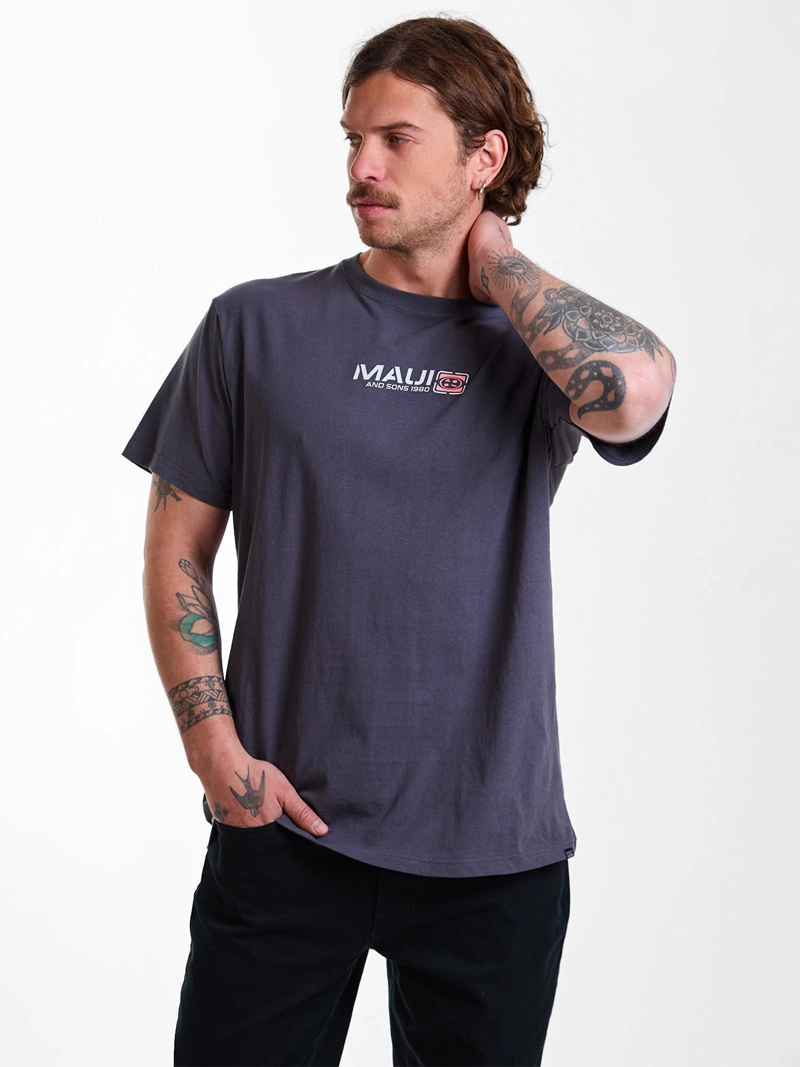 POLERA HOMBRE MAUI & SONS ALGODÓN MANGA CORTA - 1
