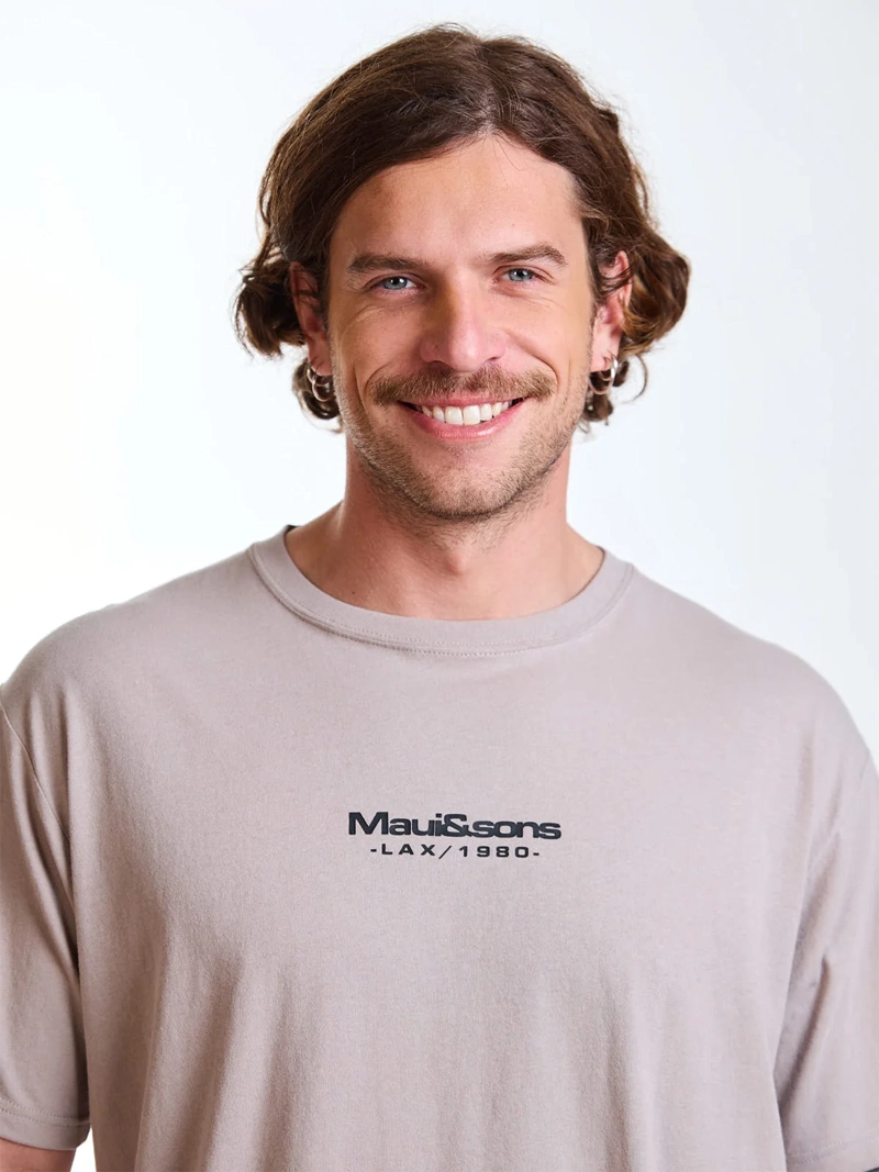 POLERA HOMBRE MAUI & SONS ALGODÓN MANGA CORTA - 4