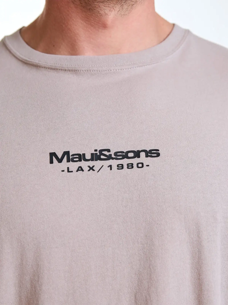 POLERA HOMBRE MAUI & SONS ALGODÓN MANGA CORTA - 5